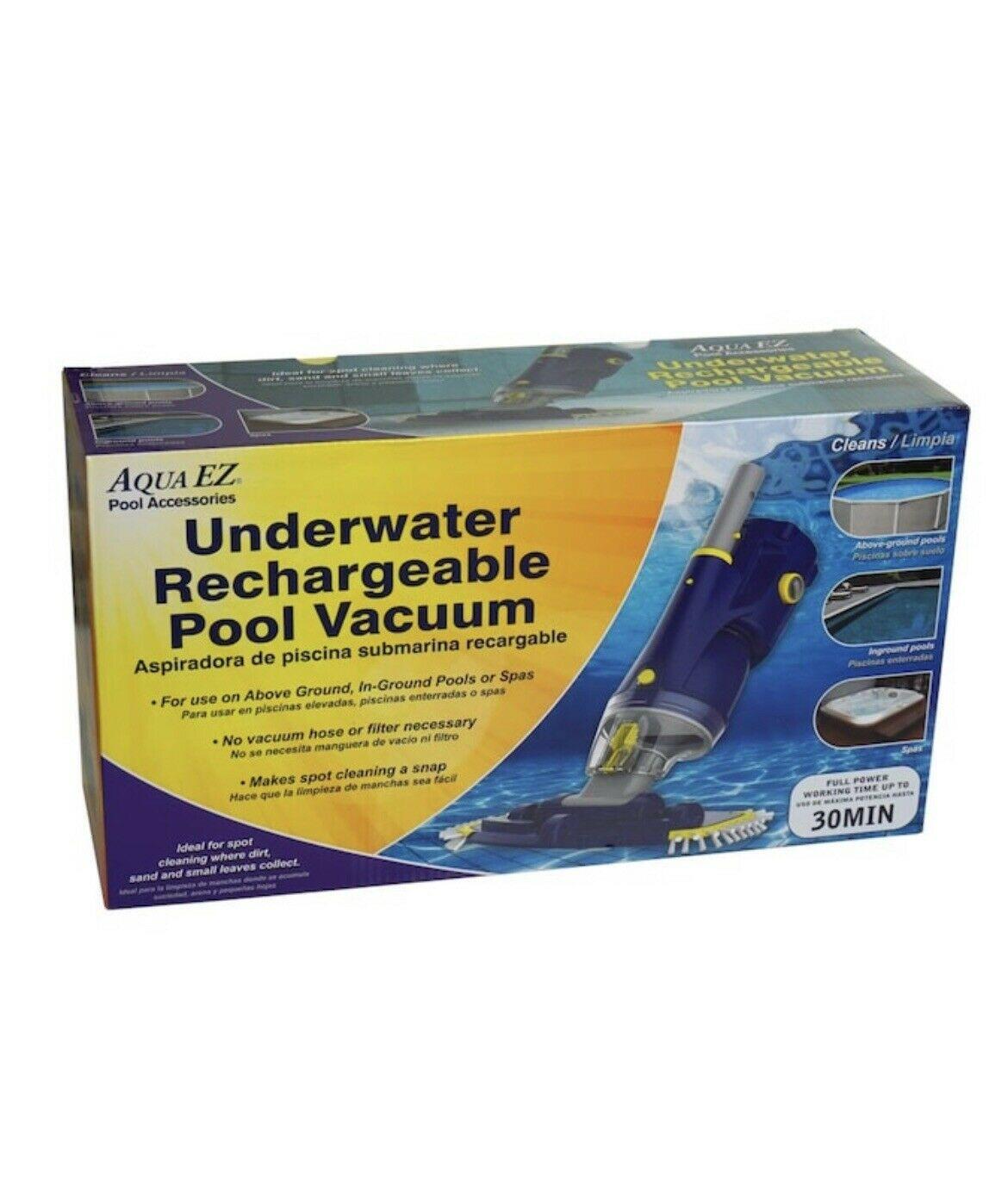aqua ez 11 inch underwater rechargeable suction pool vacuum model #rpv31