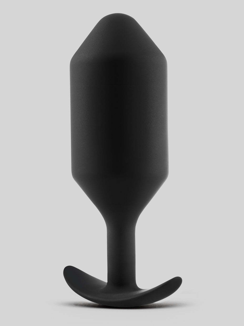 b-Vibe Snug Plug 6 XL Weighted Silicone Butt Plug 6.5 Inch, Black