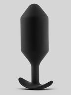 b-Vibe Snug Plug 6 XL Weighted Silicone Butt Plug 6.5 Inch, Black