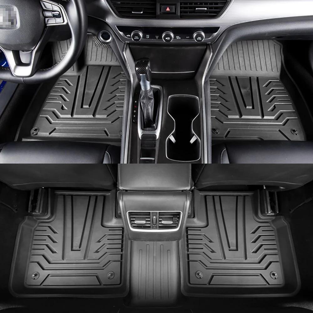 TPE All-Weather Floor Mats Fit Honda Accord 2018-2023 Sedan BLACK Generic