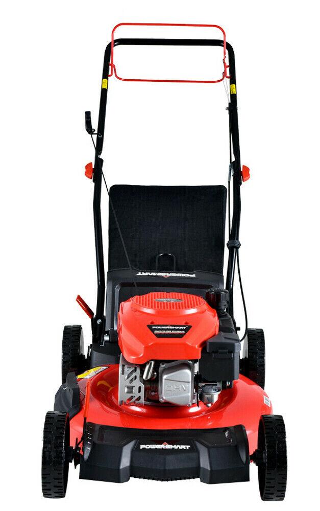 Self Propelled Walk Behind Lawn Mower Lightweight Compact 21" 170cc Gas New