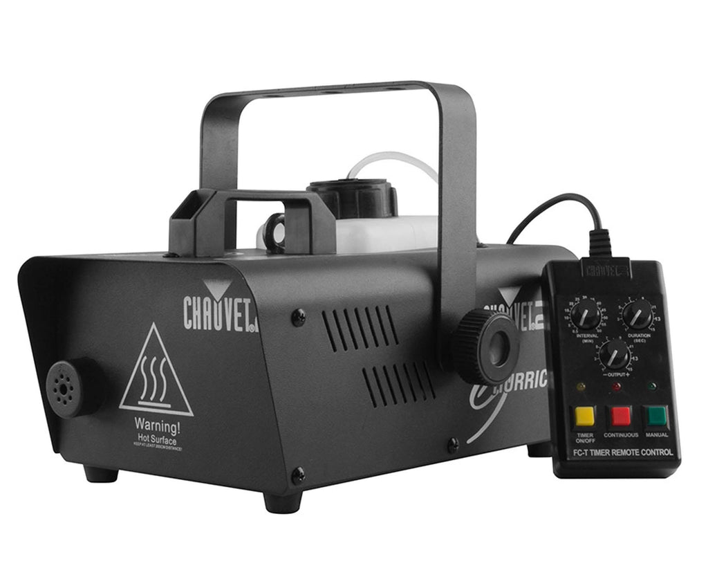 Chauvet DJ Hurricane 1200 1.0L Pro Fog/Smoke Machine with Wired Remote (4 Pack)