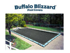 buffalo blizzard micro mesh rectangular swimming pool winter cover - 5 yr wty