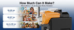 Slushie Machine & Ice Cream Maker Machine 2-IN-1, 6 Modes for Smoothies, Milkshakes, Cocktails, Margarita, and Ice Cream, No Ice Needed, Self-Cleaning, For Home Use