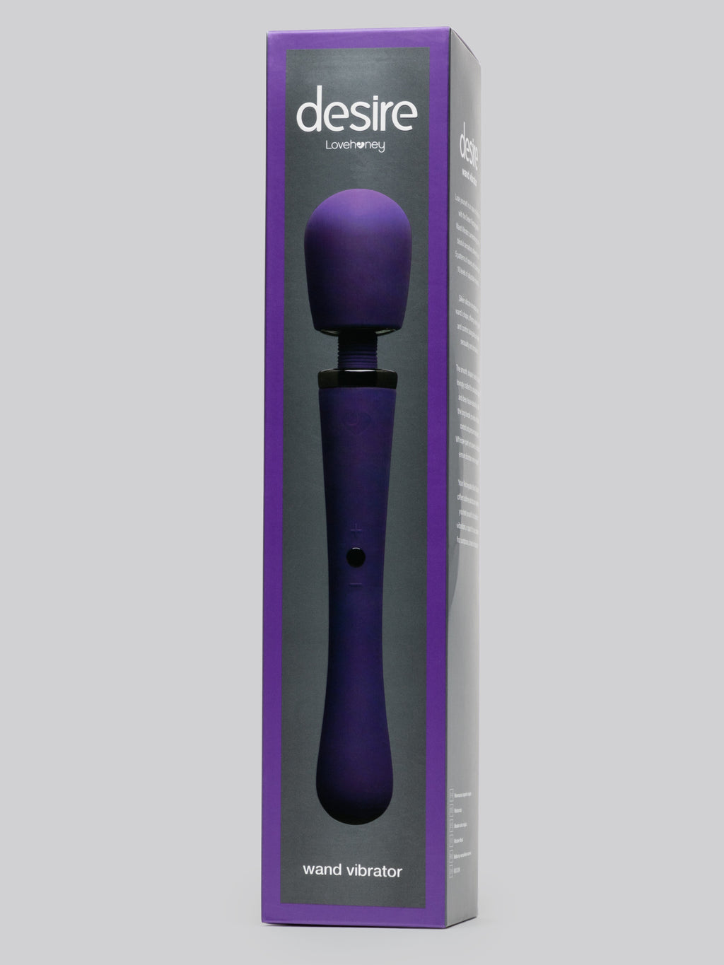 Lovehoney Desire Luxury Rechargeable Wand Vibrator, Purple
