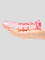 Doc Johnson Crystal Jellies Ribbed Anal Starter Dildo 5 Inch, Pink