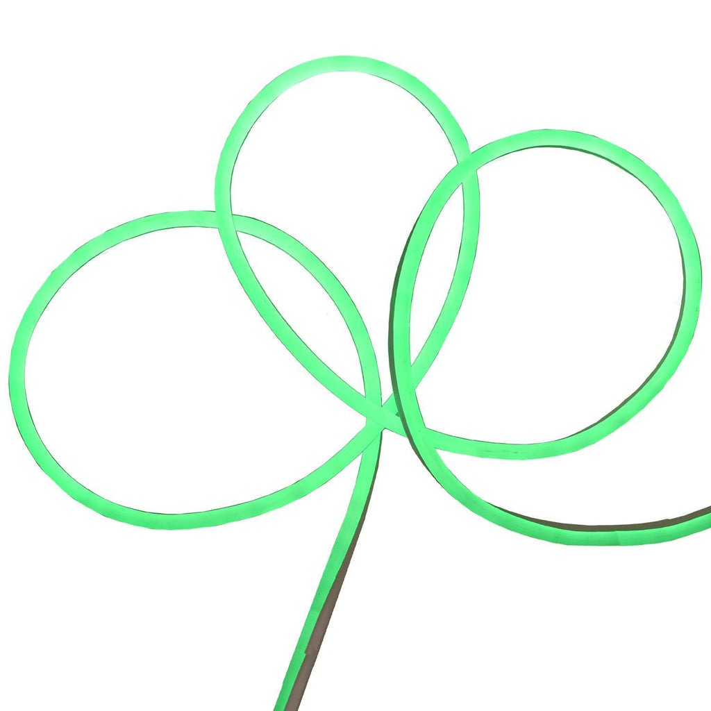 50' LED Commercial Grade Green Neon Style Flexible Christmas Rope Lights
