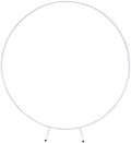 ZWJ Birthday Party Decoration Arch Outdoor Wedding Backdrop for Reception Arch Iron Product Wedding Christmas Bachelor Party Decoration Available,White,1.8m