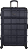 Nottingham Lightweight Hardside 4-Wheel Spinner Travel Luggage, Navy, 28-inch Checked