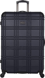 Nottingham Lightweight Hardside 4-Wheel Spinner Travel Luggage, Navy, 28-inch Checked