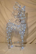 Queens of Christmas LEDs Lit Deer, 4', Warm White