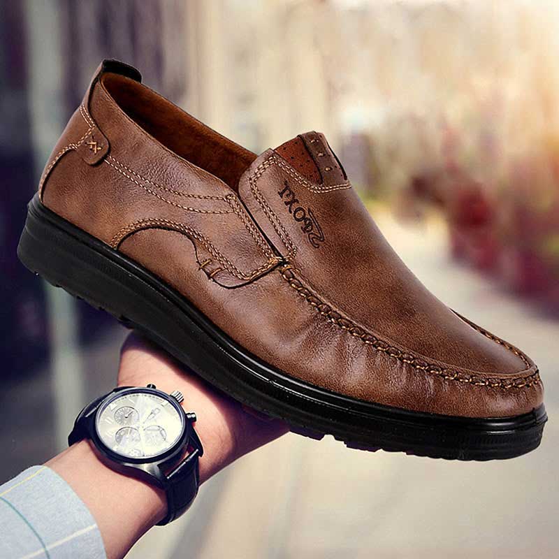 Casual Business Soft Leather Loafers