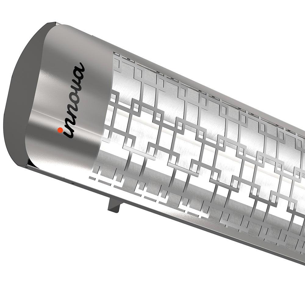 Innova-4000 watt electric infrared dual element heater 208 Stainless Steel 208 Volt-Outdoor Wall Mount Electric Heater-EF40208S5