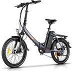 Vivi Z3 Folding Electric Bike for Adults, 350W Motor Ebike, 20inch Adults Electric Bicycle for Commuting, with Removable 36V 10.4Ah Lithium-Ion Battery