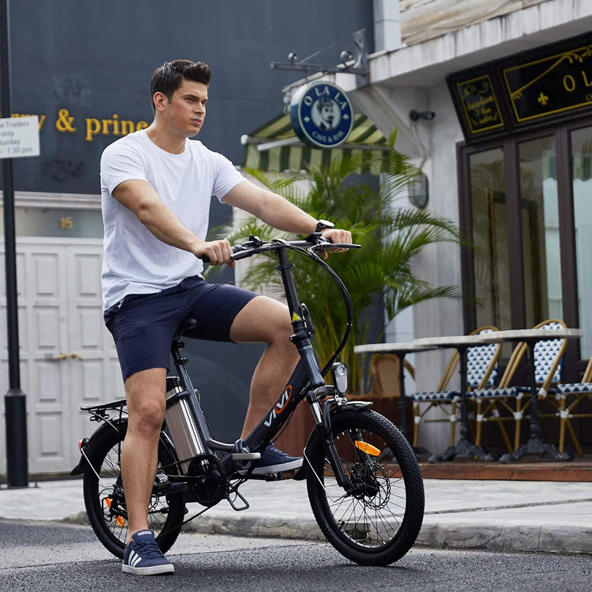 Vivi Z3 Folding Electric Bike for Adults, 350W Motor Ebike, 20inch Adults Electric Bicycle for Commuting, with Removable 36V 10.4Ah Lithium-Ion Battery
