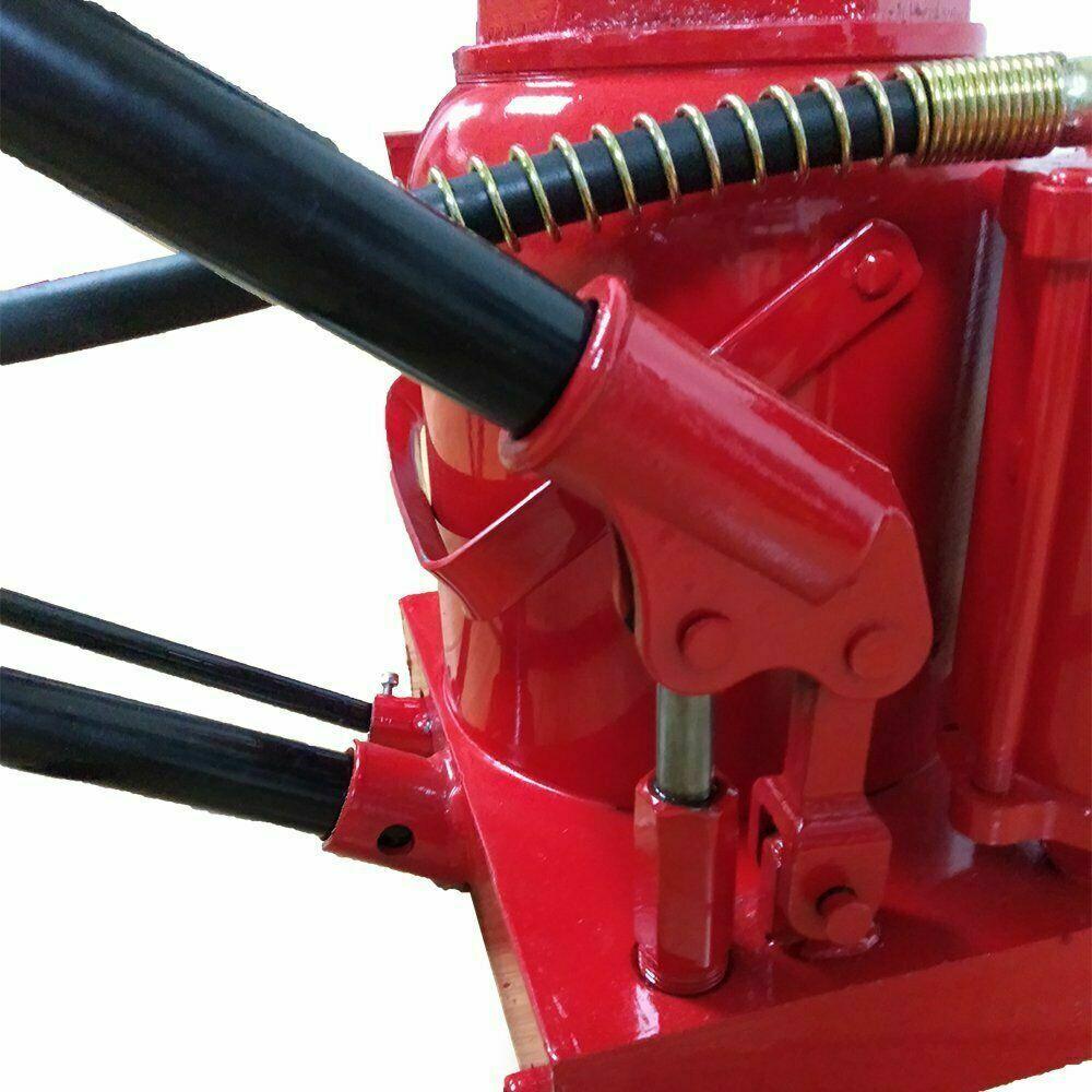 50 Ton Air / Manual Pneumatic Hydraulic Bottle Jack Automotive Repair Tool Heavy