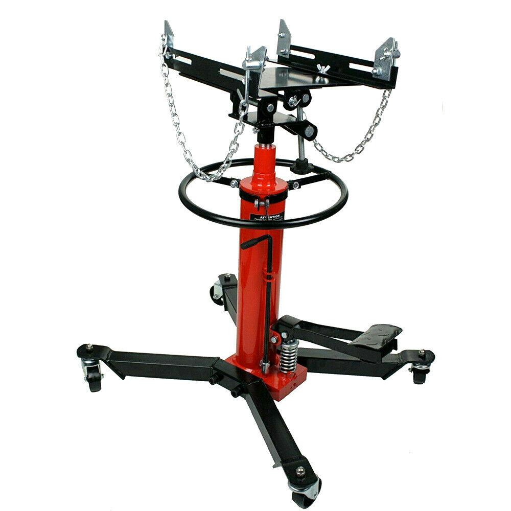 1300lbs Hydraulic High Lift Transmission Jack Hoist Gearbox Repairing Tool