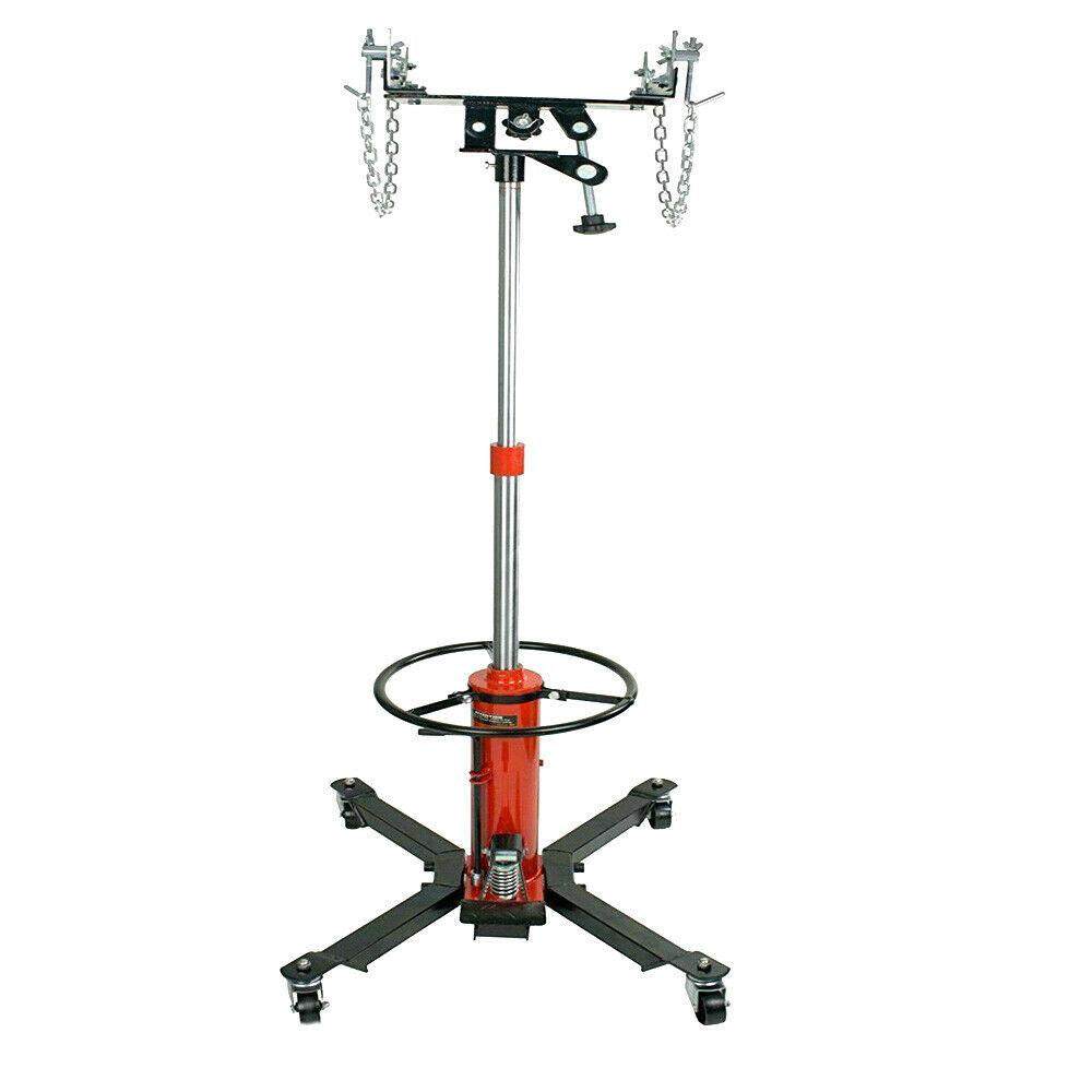 1300lbs Hydraulic High Lift Transmission Jack Hoist Gearbox Repairing Tool