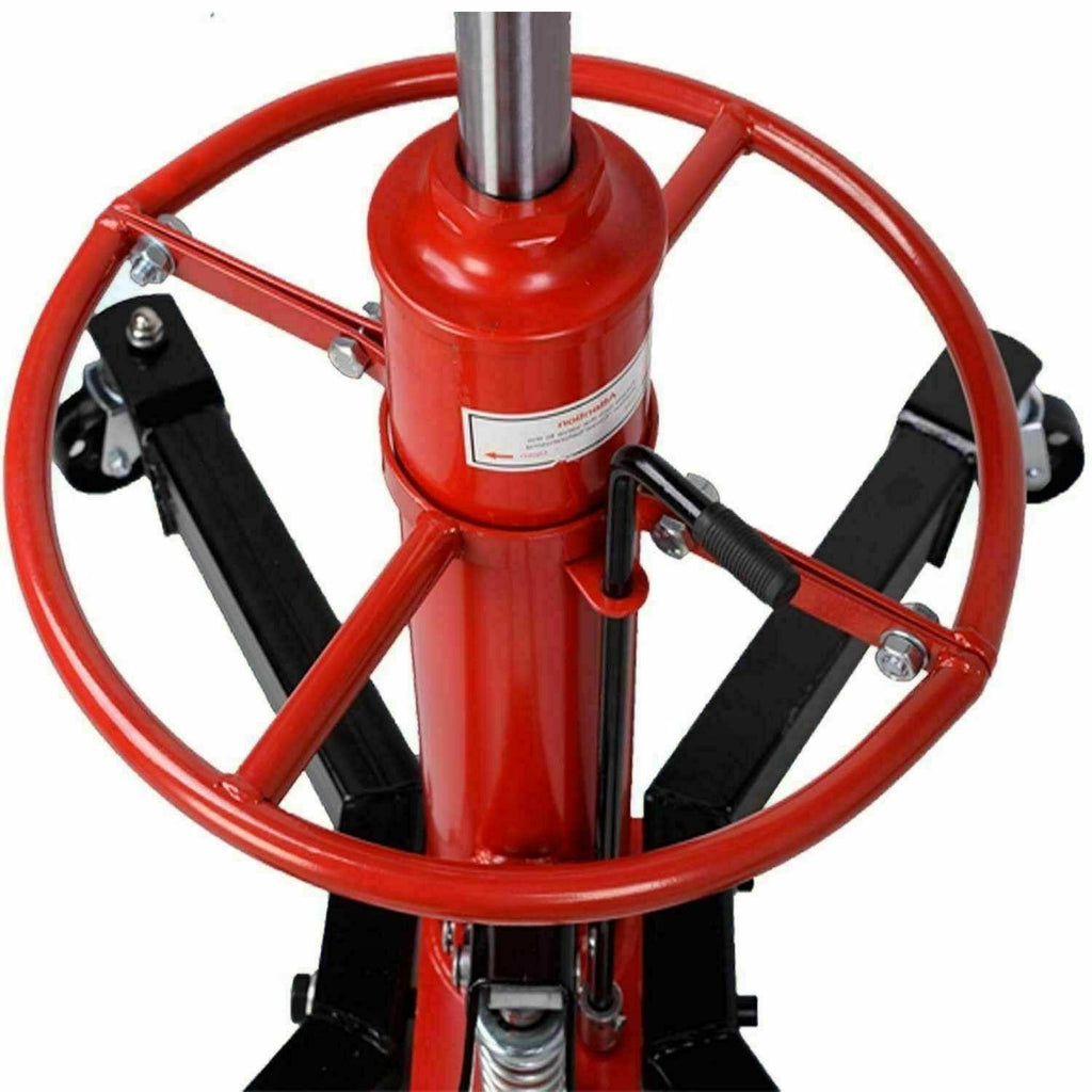 1300lbs Hydraulic High Lift Transmission Jack Hoist Gearbox Repairing Tool