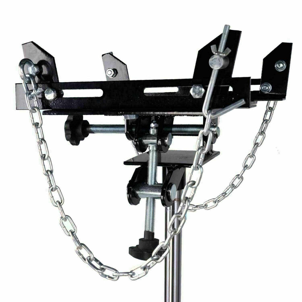 1300lbs Hydraulic High Lift Transmission Jack Hoist Gearbox Repairing Tool