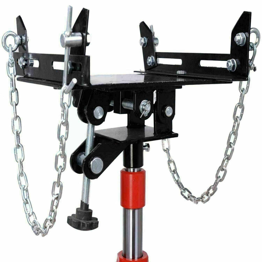 1300lbs Hydraulic High Lift Transmission Jack Hoist Gearbox Repairing Tool