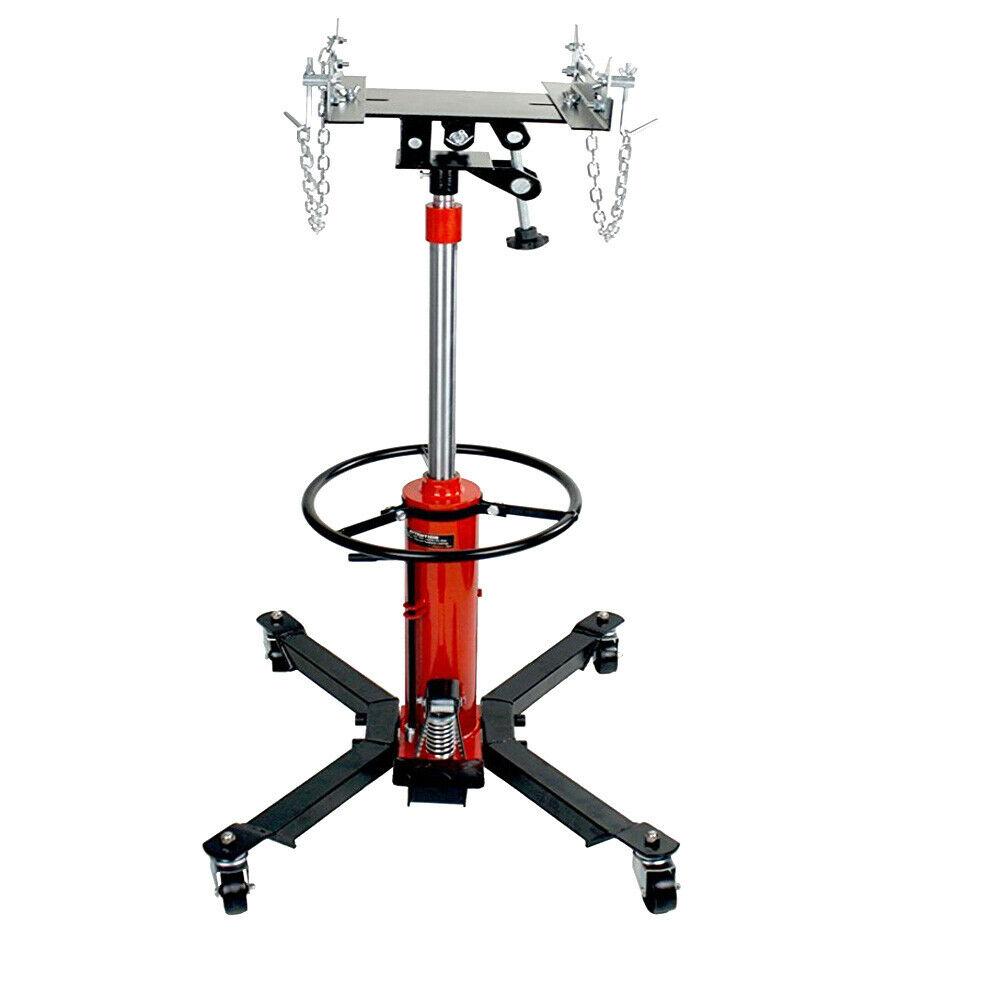 1300lbs Hydraulic High Lift Transmission Jack Hoist Gearbox Repairing Tool