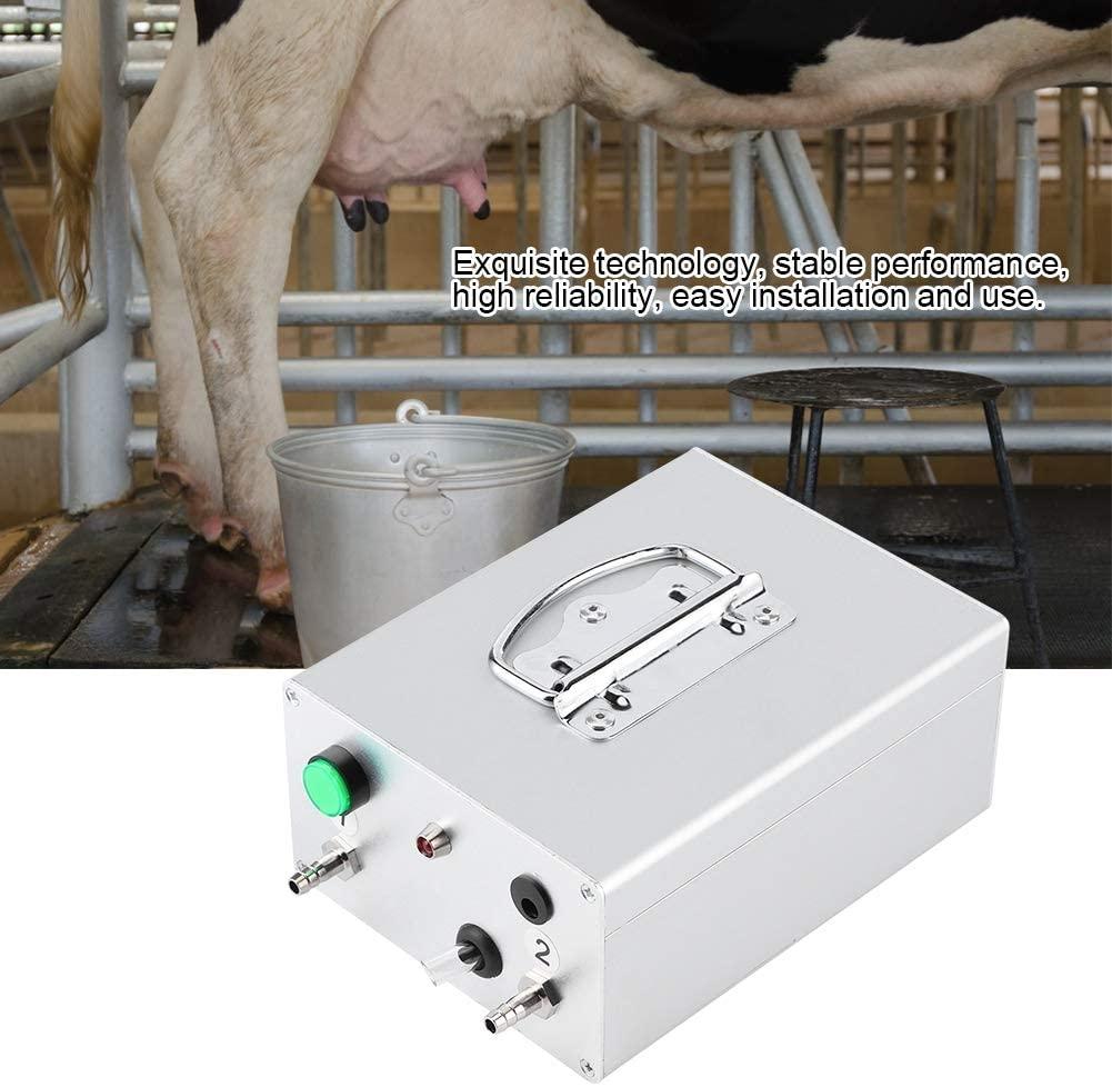liyeehao milking vacuum pump large suction pulsation charging milking vacuum pump electric milking machine accessory goat milker machine goat milking supplies for cow sheep horse(us)
