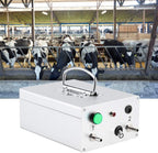 cow goat milking machine, pulsation vacuum pump milker 12v electric pulsation milking machine food processing portable livestock milking equipment, for donkey, sheep, cow, horse(us)
