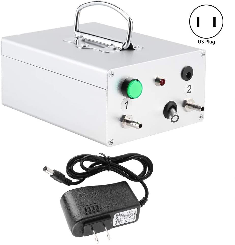 cow goat milking machine, pulsation vacuum pump milker 12v electric pulsation milking machine food processing portable livestock milking equipment, for donkey, sheep, cow, horse(us)