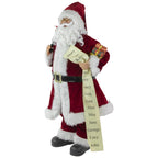 36" Santa Claus with Naughty or Nice List Christmas Figure