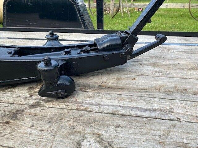 Antique  Weaver Lo-Hi-Draulic WA-72 Floor Jack 2 Ton 1930s Hot Rat Rod