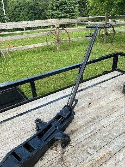 Antique  Weaver Lo-Hi-Draulic WA-72 Floor Jack 2 Ton 1930s Hot Rat Rod