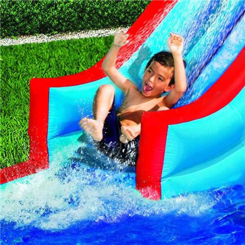 Banzai Slide N Soak Inflatable Water Park Pool