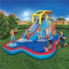 Banzai Slide N Soak Inflatable Water Park Pool