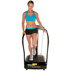 Confidence Fitness Whole Body Vibration Platform Trainer Fitness Machine with Arm Straps