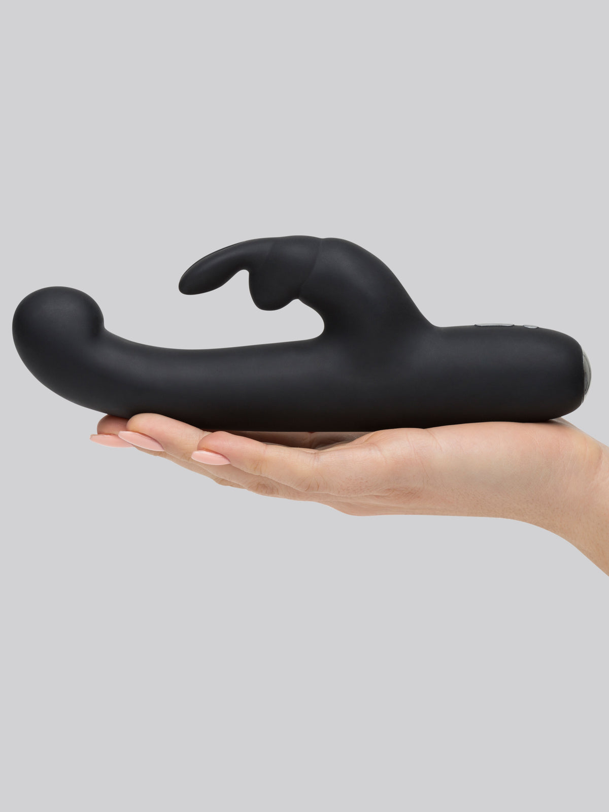 Happy Rabbit Slimline G-Spot Rechargeable Rabbit Vibrator, Black