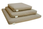 NaturoPet Natural Orthopedic Dog Bed, Premium Virgin Wool &amp; Coco-Latex Pet Mattress Removable Washable Cover Water Resistant Indoor-Outdoor Durable Chew Resistant Made in USA