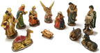 Faithful Treasure 12 inch Tall 11-Piece Set of Large Christmas Nativity Scene Figurines