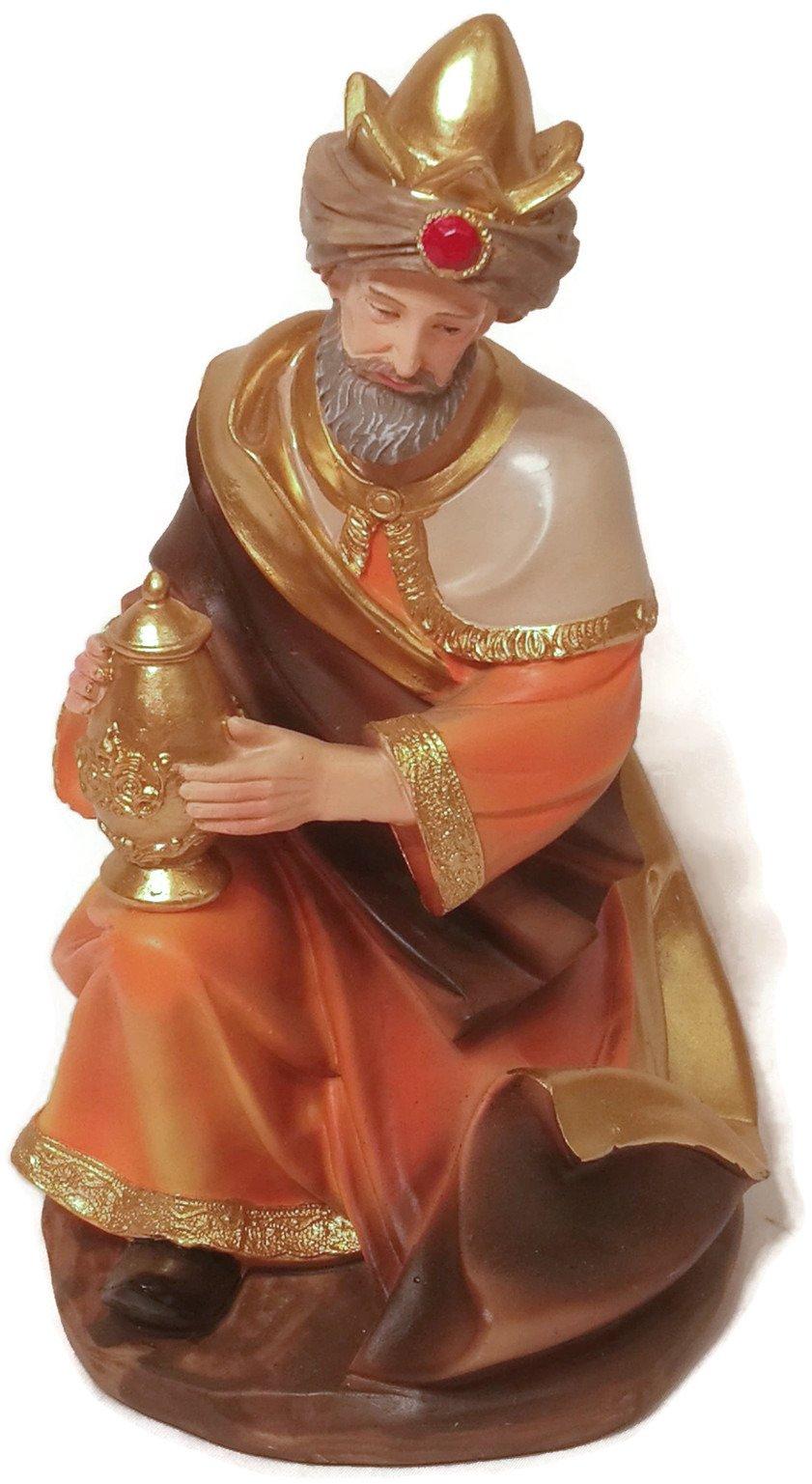Faithful Treasure 12 inch Tall 11-Piece Set of Large Christmas Nativity Scene Figurines