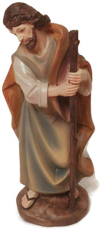 Faithful Treasure 12 inch Tall 11-Piece Set of Large Christmas Nativity Scene Figurines