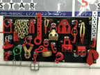 SET#34 AUTO BODY FRAME MACHINE HEAVY DUTY 21 PIECE PULLING TOOLS AND CLAMPS SET