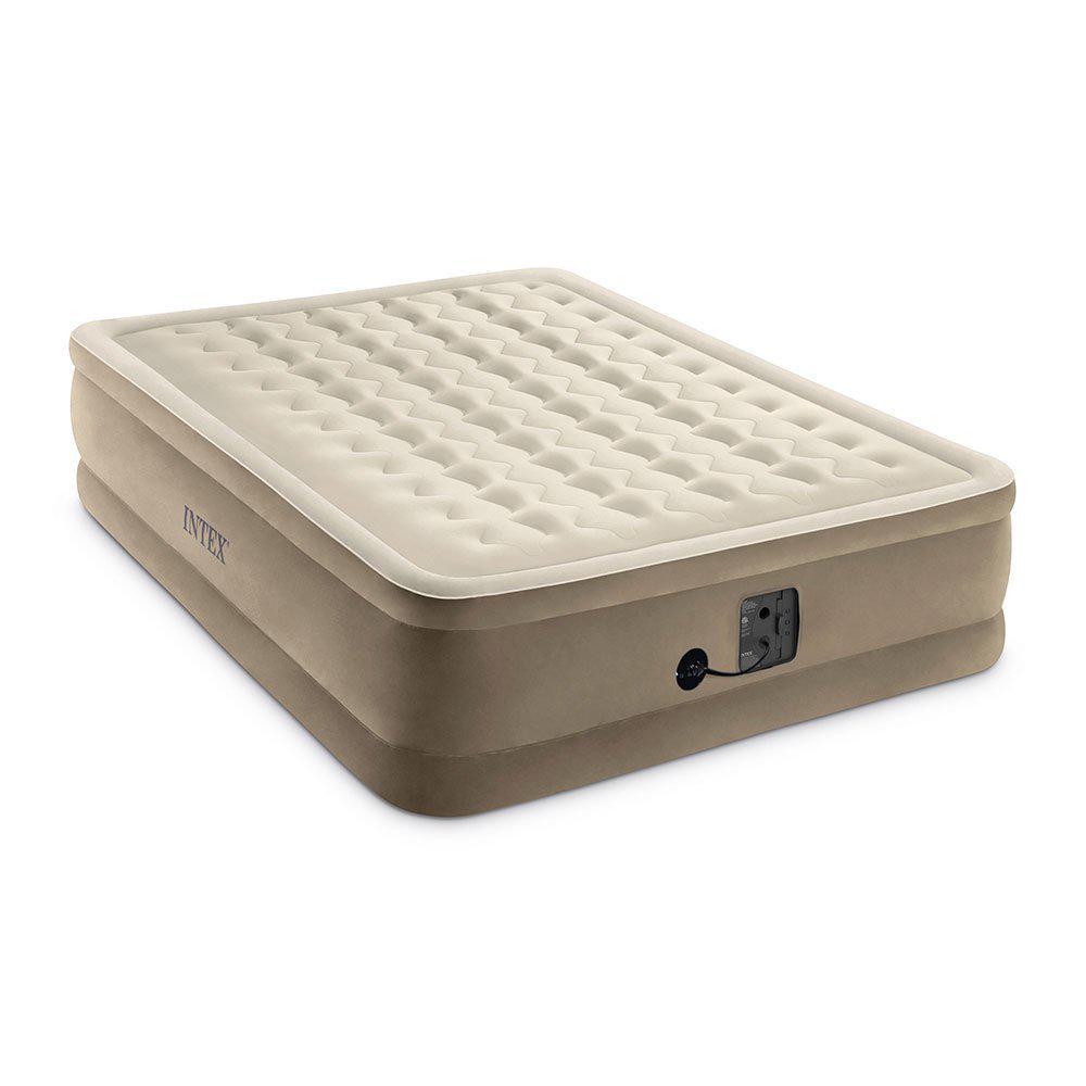 Ultra Plush Fiber Tech Air Mattress Bed with -In Pump, Queen (2-Pack)