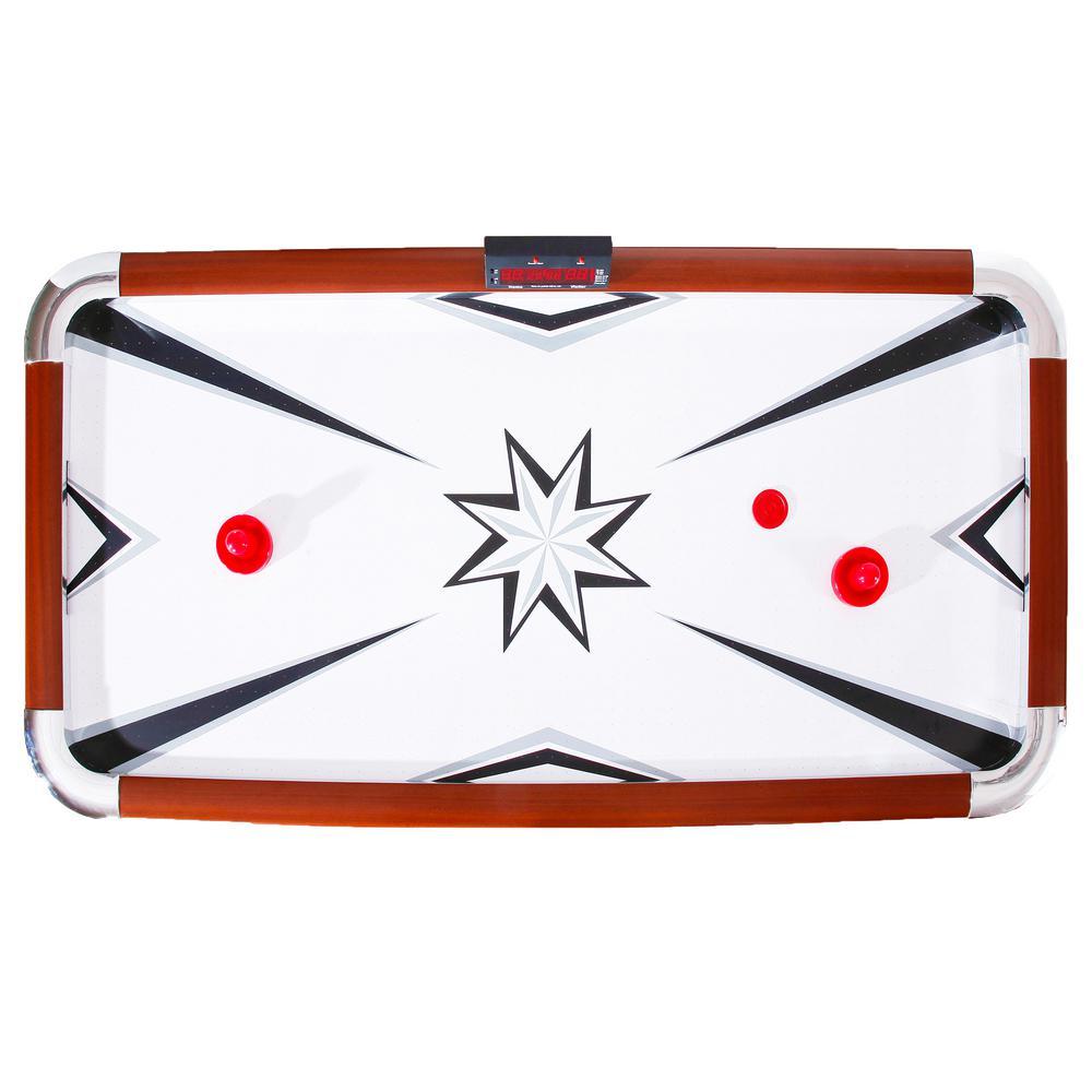 Midtown 6 ft. Air Hockey Family Game Table w/ Electronic Scoring, High-Powered Blower, Strikers and Pucks
