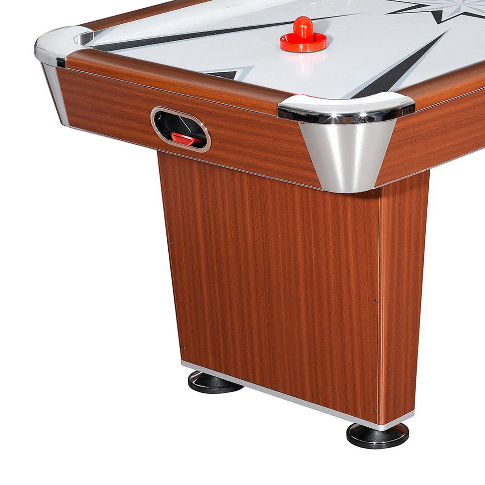 Midtown 6 ft. Air Hockey Family Game Table w/ Electronic Scoring, High-Powered Blower, Strikers and Pucks