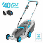 Swift 40V 18" Brushless Lawn Mower Cordless Lawnmower with 2 Battery & Charger