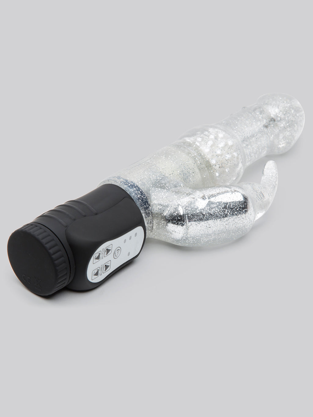 Lovehoney Jessica Rabbit 10 Function Silver Rabbit Vibrator, Silver | Silver