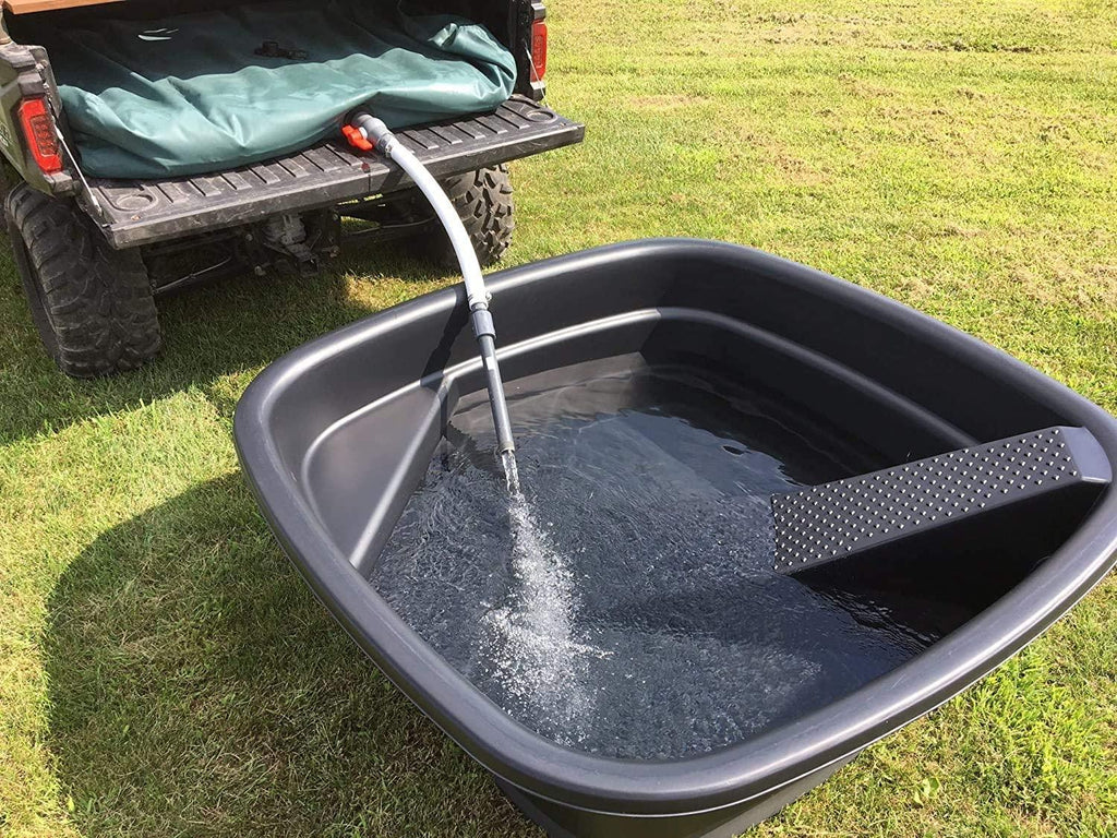 ivy bag portable water reservoir, 100 gallon storage capacity - water plants &amp; trees without a connection, use as a camp shower, or use to fight fires