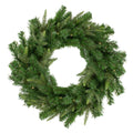 Pre-Lit Roosevelt Fir Artificial Christmas Wreath - 48-Inch, Warm White LED Lights