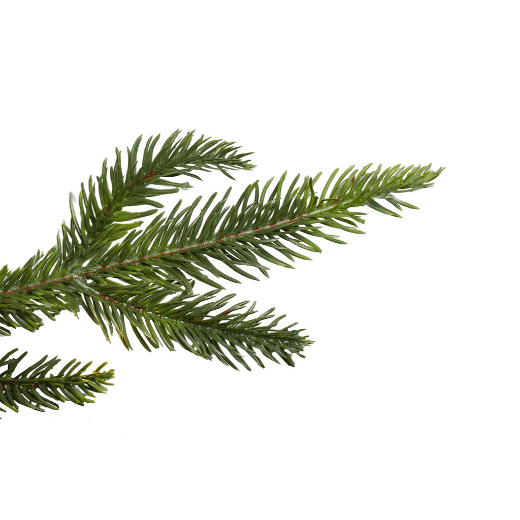 Pre-Lit Roosevelt Fir Artificial Christmas Wreath - 48-Inch, Warm White LED Lights