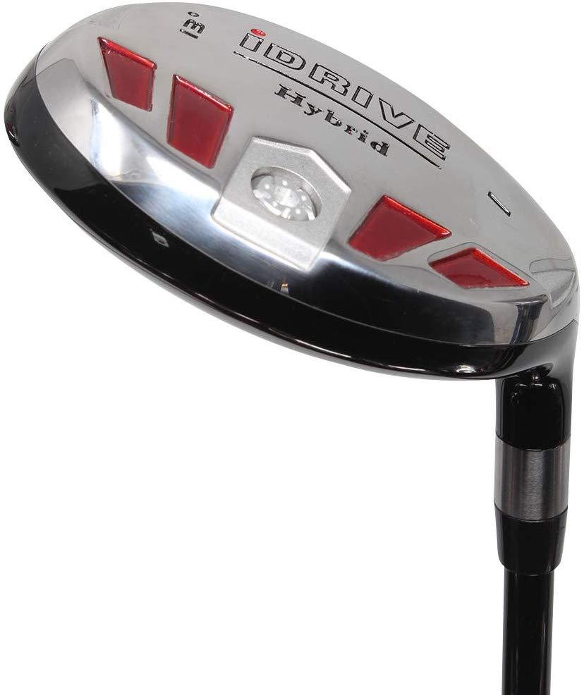 Senior Women's Golf Clubs All Ladies iDrive Hybrids Complete Set Includes: #1, 2, 3, 4, 5, 6, 7, 8, 9, PW, SW, LW. Lady L Flex Right Handed Utility Oversized Clubs. Perfect for 55+ Years Old
